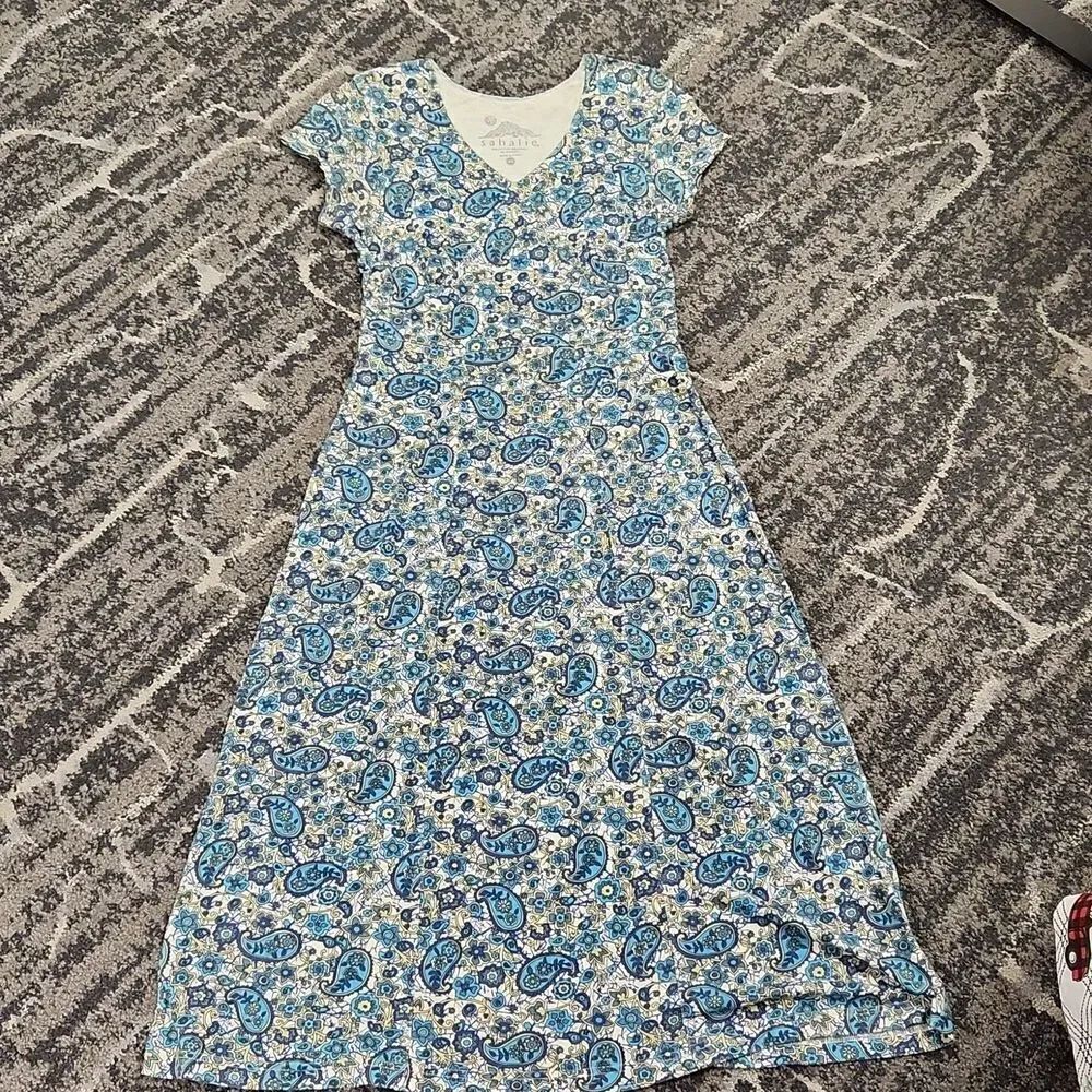 Sahalie Paisely Print Dress XS